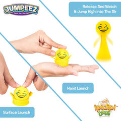 IPIDIPI TOYS Jumpeez goofy emoji face close-up showing playful expression for kids.