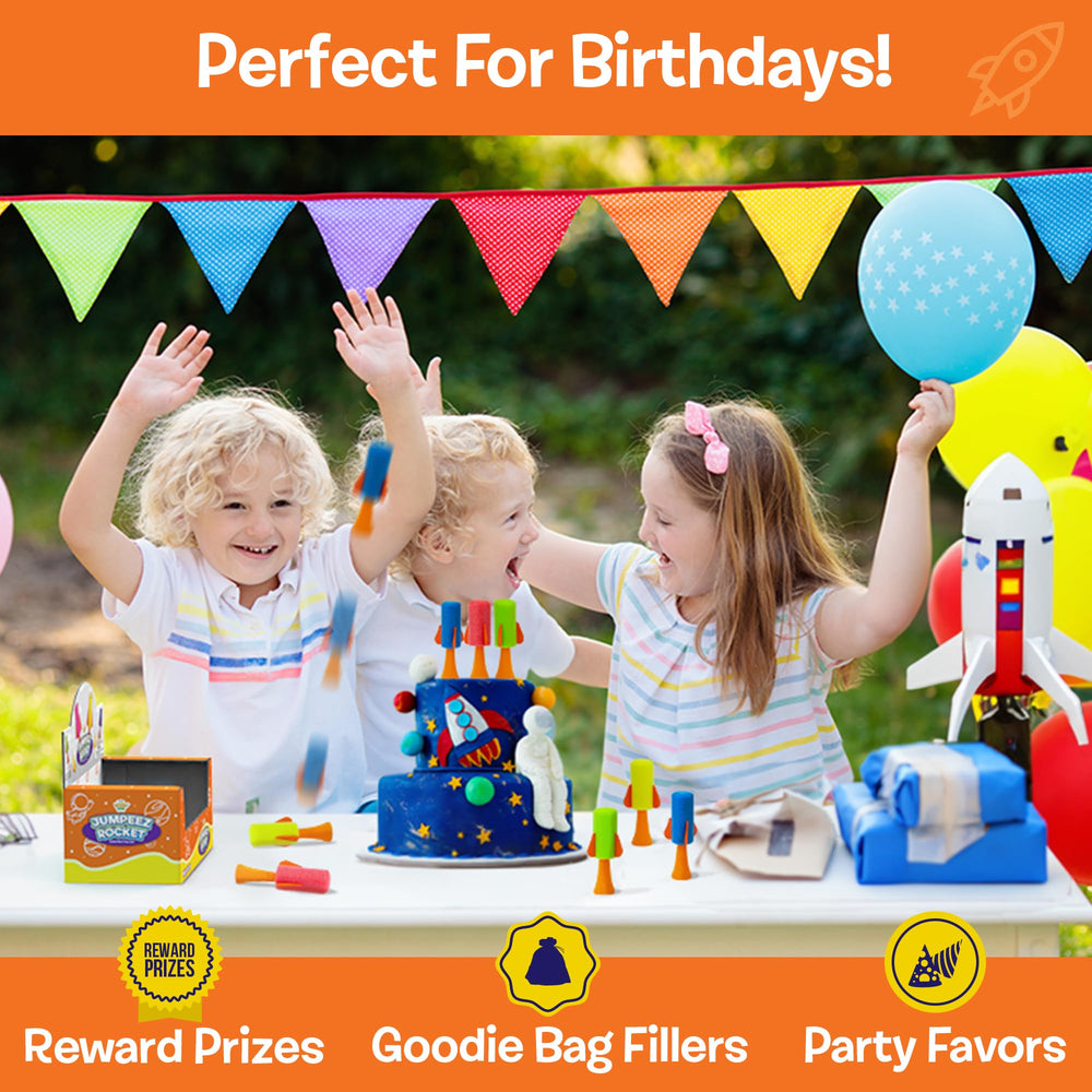 IPIDIPI TOYS Jumpeez rocket poppers are safe, bounceable fun for indoor and outdoor play.