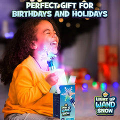 IPIDIPI TOYS Snowflake Wand batteries included ensure immediate play.
