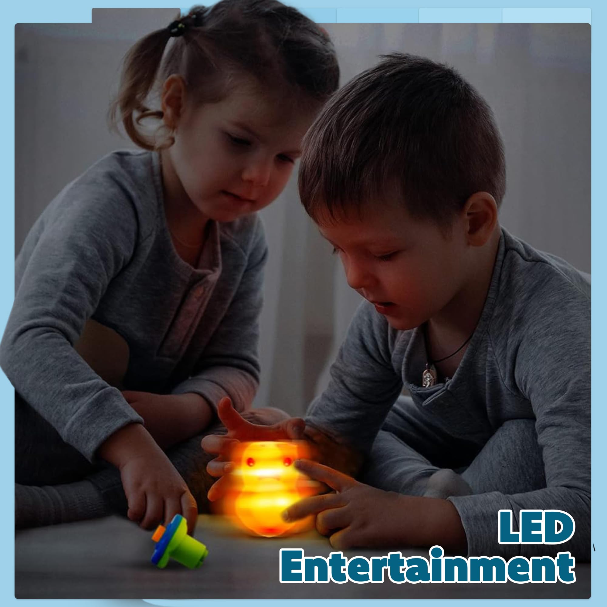IPIDIPI TOYS Spineez fox light up spinning top quick party prize