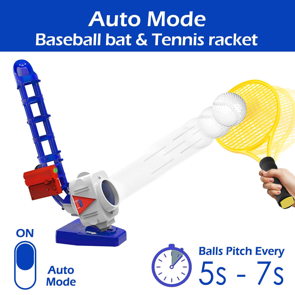 iplay auto mode pitch action in sunny backyard play