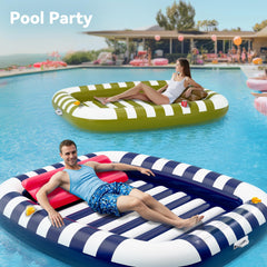 iPlay durable PVC surface provides soft lounging comfort