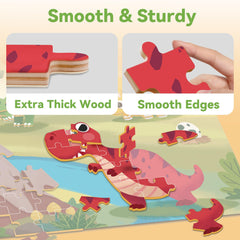iplay iLearn 1:1-scale dinosaurs and volcano for engaging learning