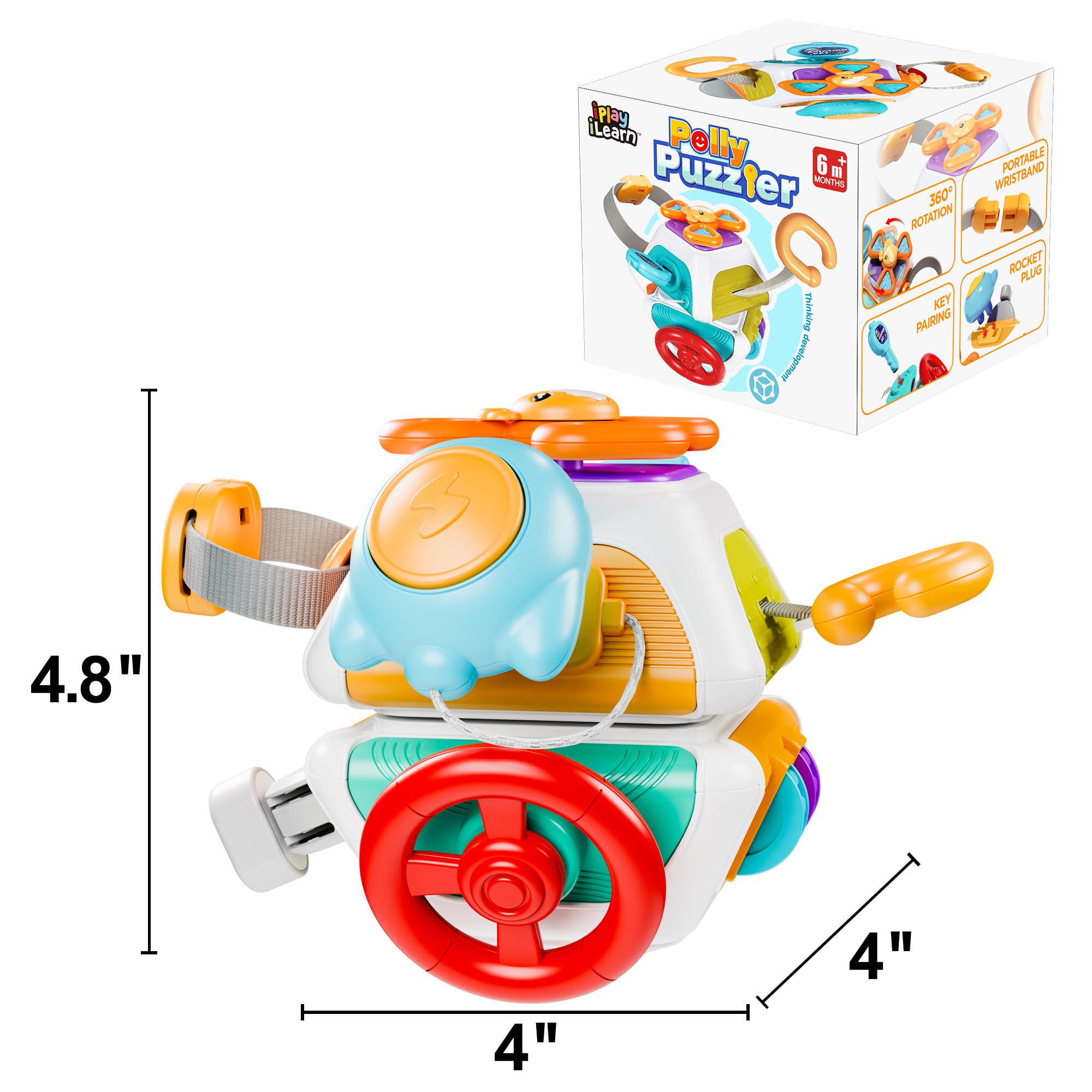 iPlay iLearn safe rounded edges design for worry-free play sessions