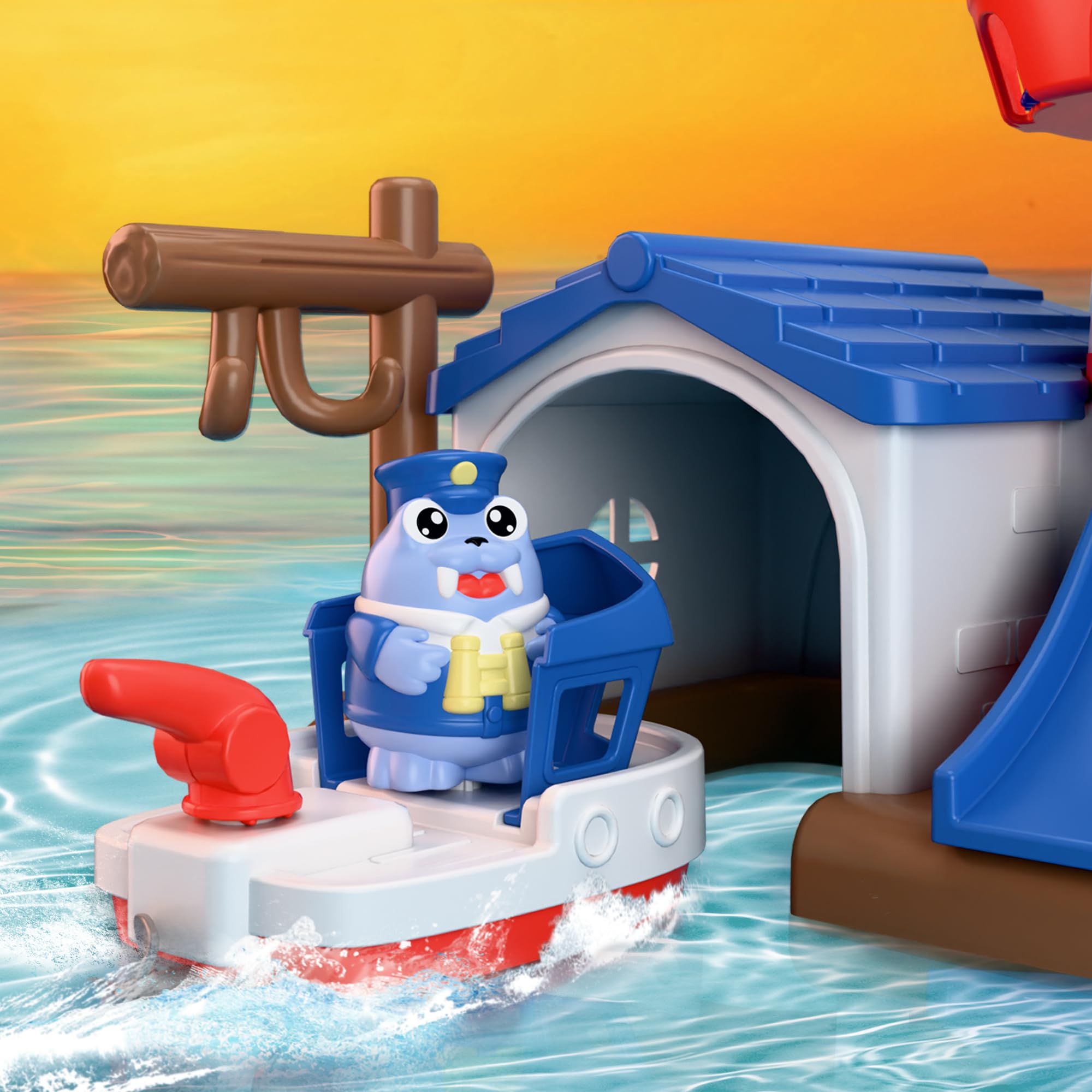 iplay ilearn colorful animal sailors spark curiosity during bath