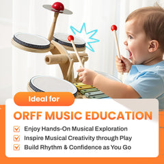 iPlay iLearn xylophone close-up highlights colorful bars for early musical exploration.