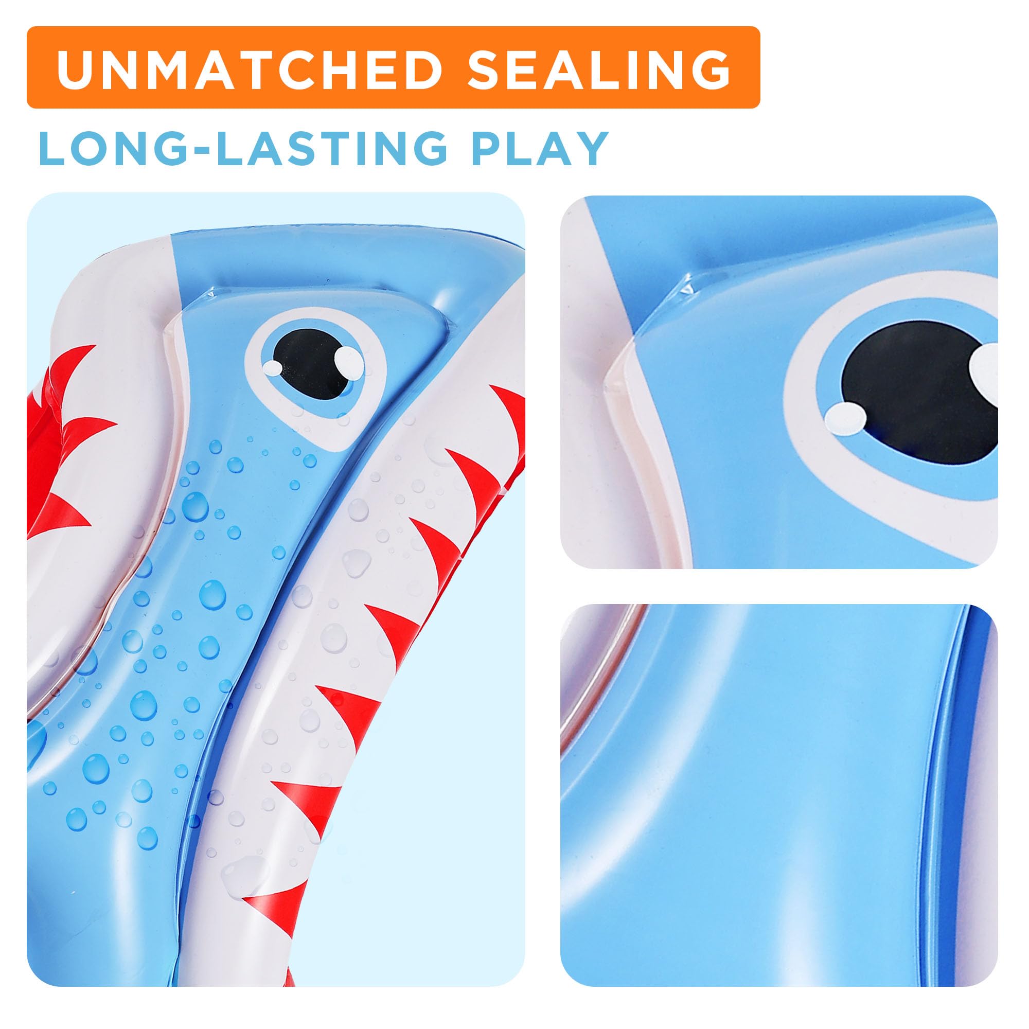 iPlay iLearn durable PVC construction for long-lasting water play