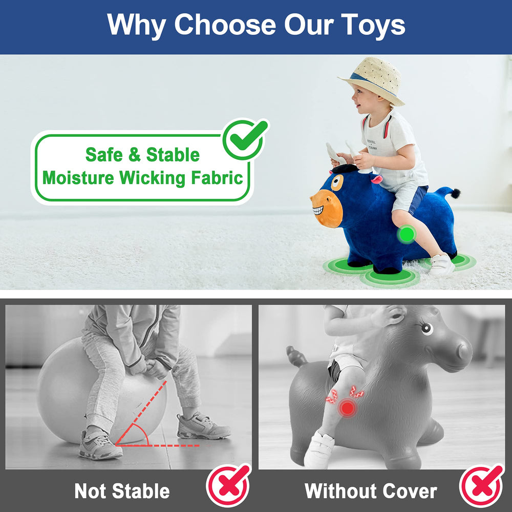 iPlay iLearn Easy inflate with double-action pump for quick setup