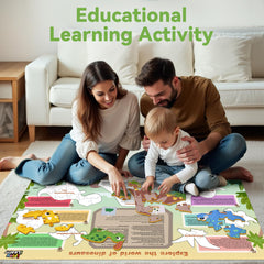 iplay iLearn puzzle promotes hand-eye coordination during problem solving
