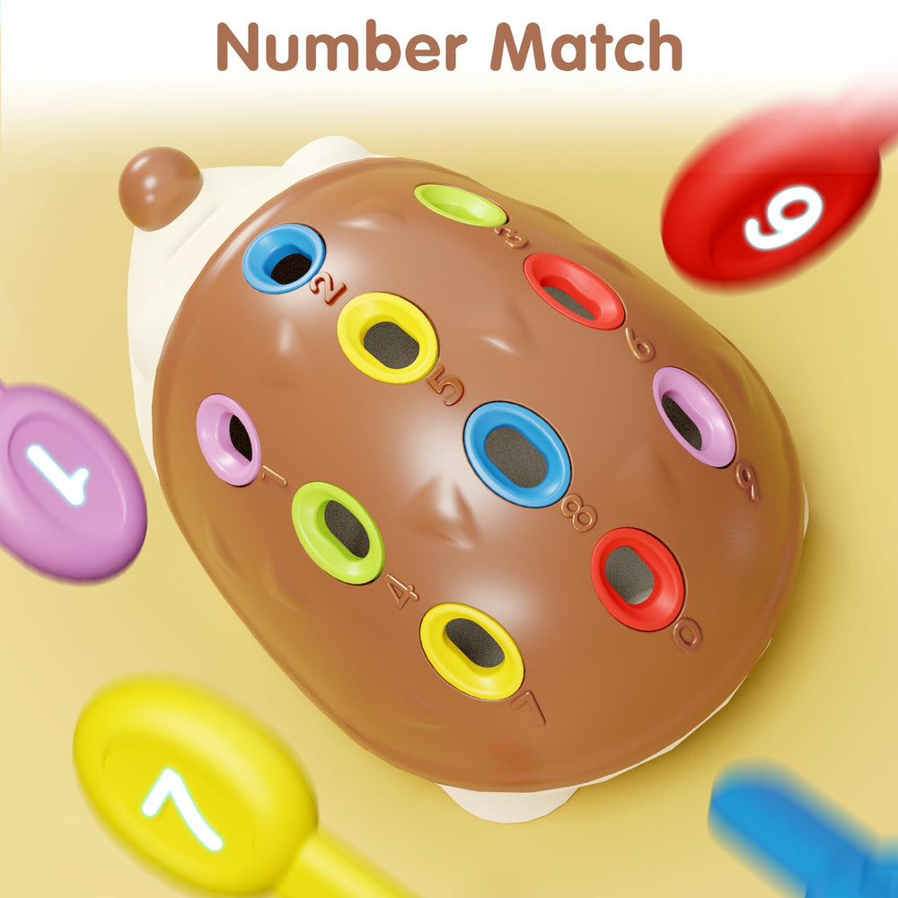 IPlay iLearn hedgehog quills show bright colors for color exploration