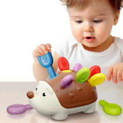 IPlay iLearn hedgehog toy packaging encourages easy gifting and setup