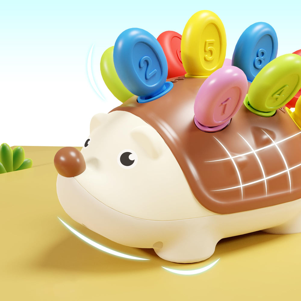 IPlay iLearn insert remove quills develop fine motor skills