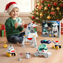 iPlay iLearn Interstellar Space Station astronaut figures invite collaborative space storytelling