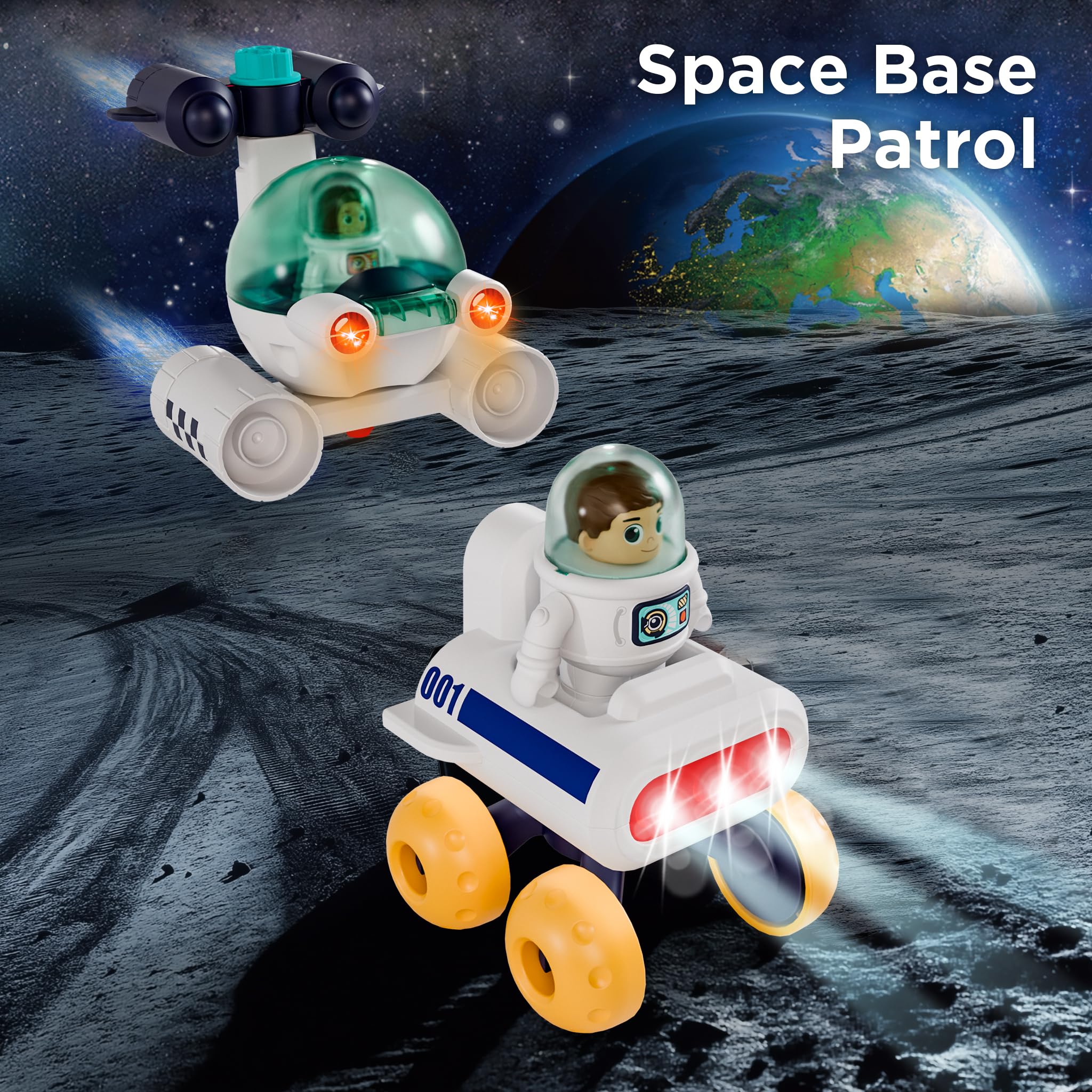iPlay iLearn Interstellar Space Station flags add realistic detail to scenes