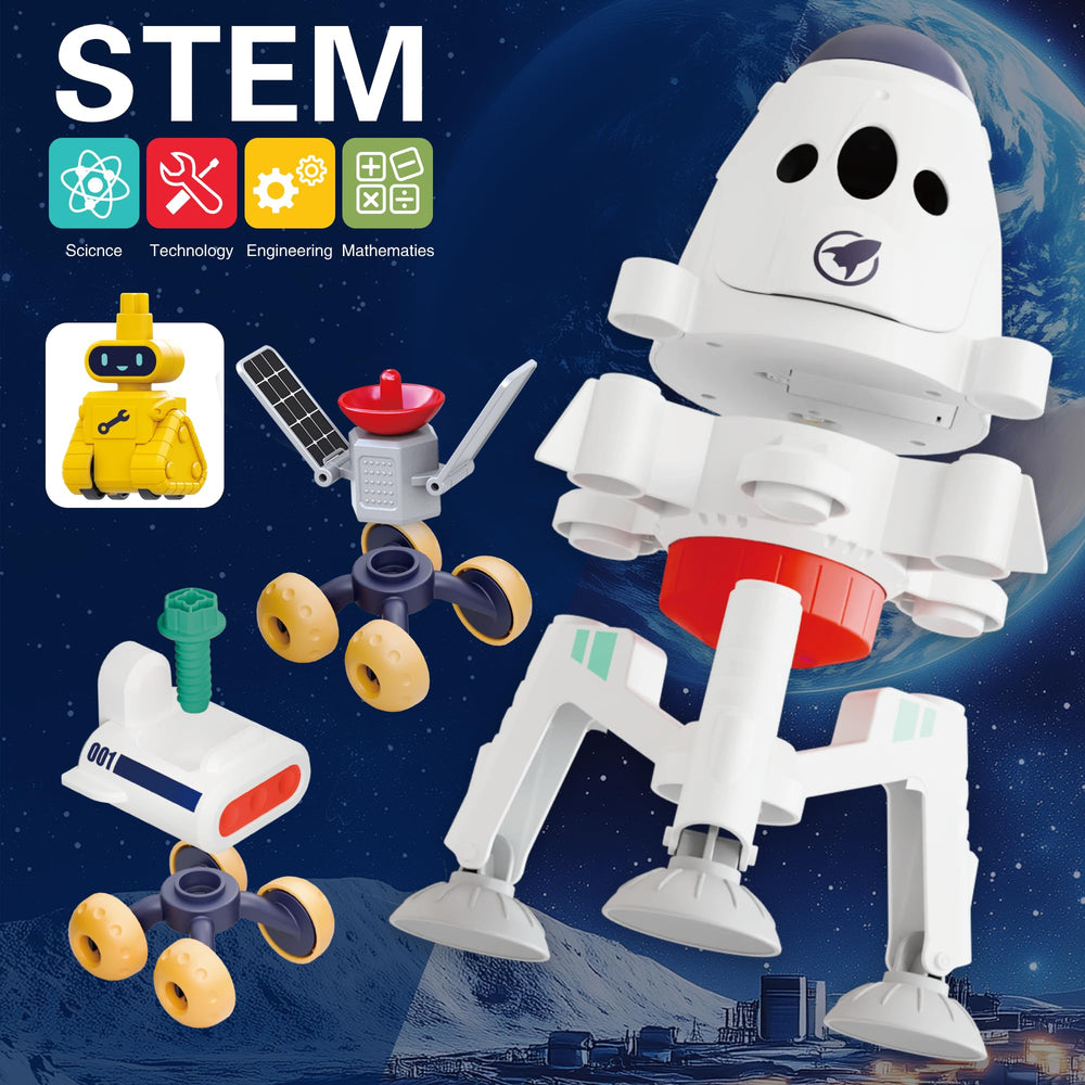 iPlay iLearn Interstellar Space Station rocket shuttle inspires dynamic space adventures