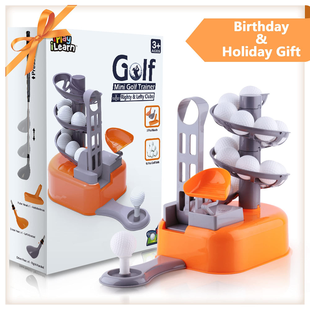 iPlay iLearn family-friendly golf set supports active play together