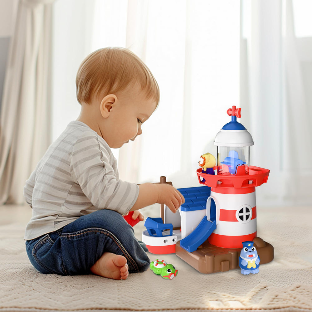 iplay ilearn lighthouse bath toy gift pack ideal for celebrations