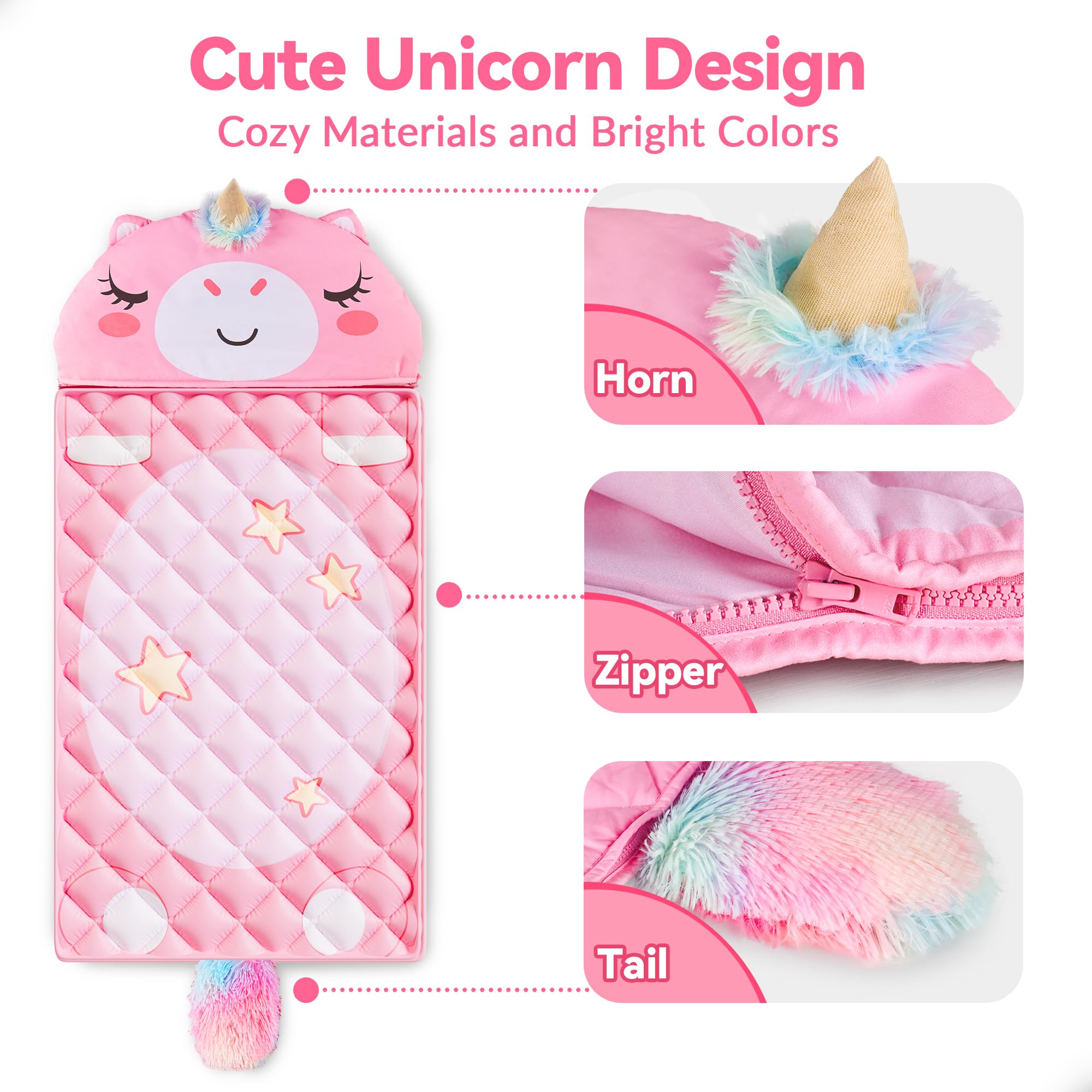 iPlay iLearn machine washable slumber mat for simple cleanup