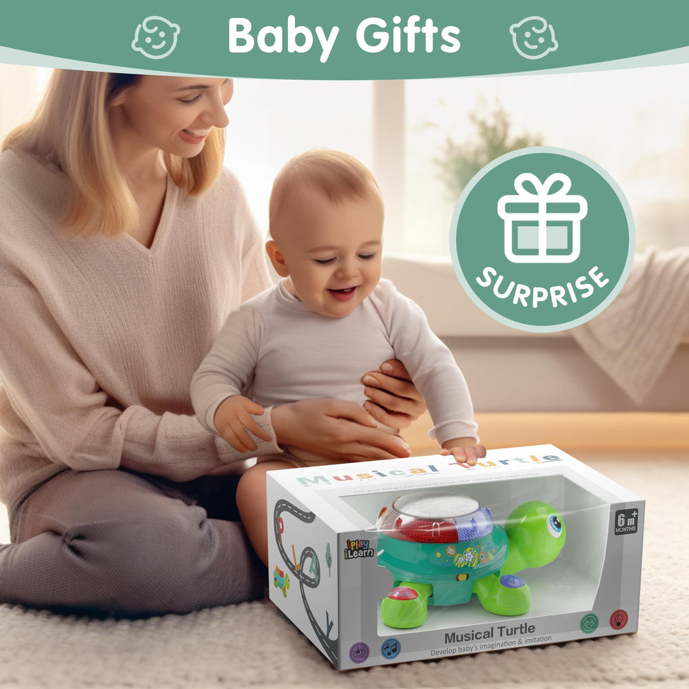 iPlay iLearn baby turtle gift-ready packaging suitable for birthdays