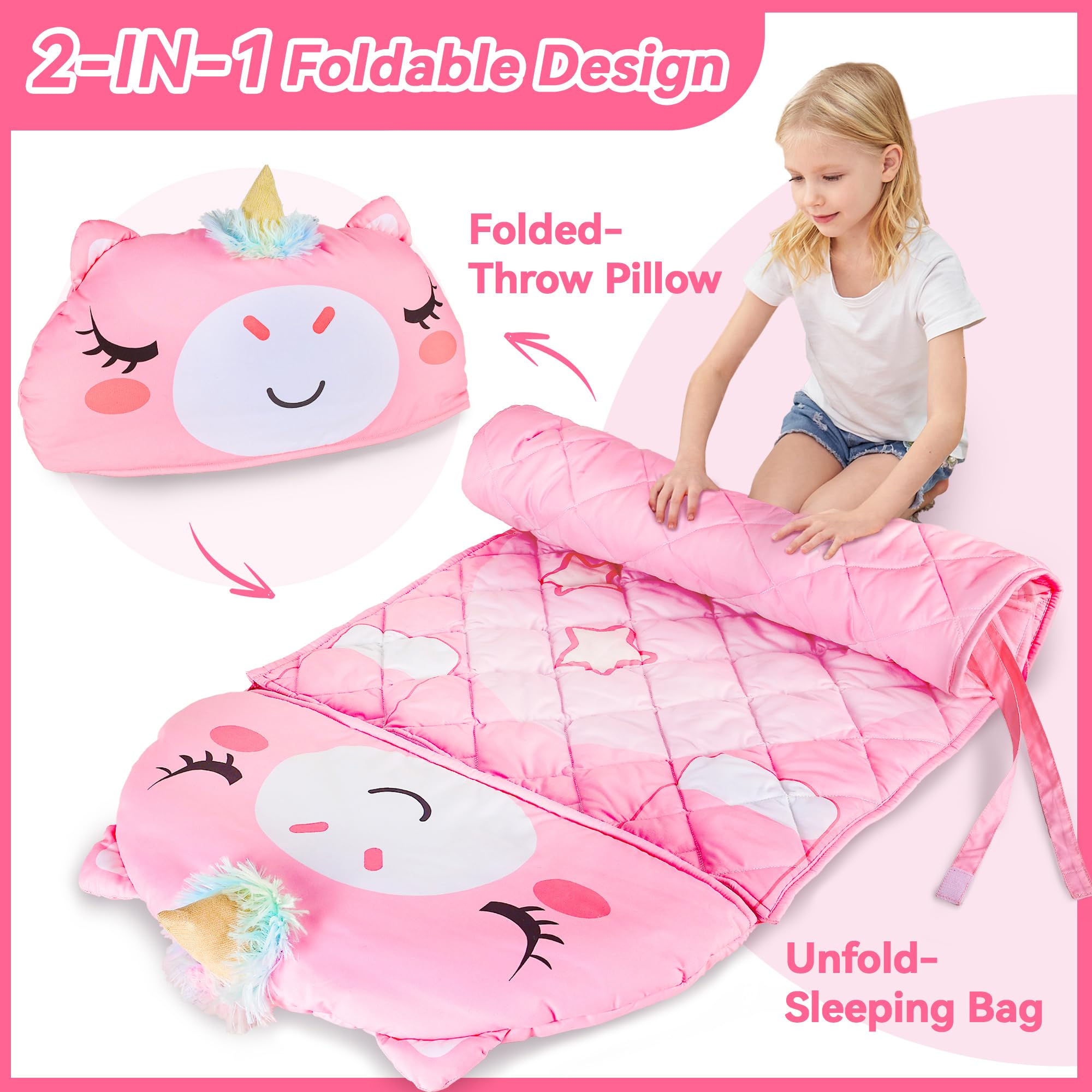 iPlay iLearn portable nap mat with straps for easy carrying