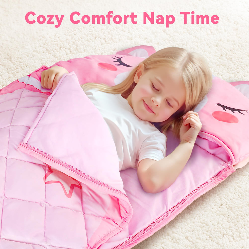 iPlay iLearn pink two-in-one animal cushion blanket doubles as seat