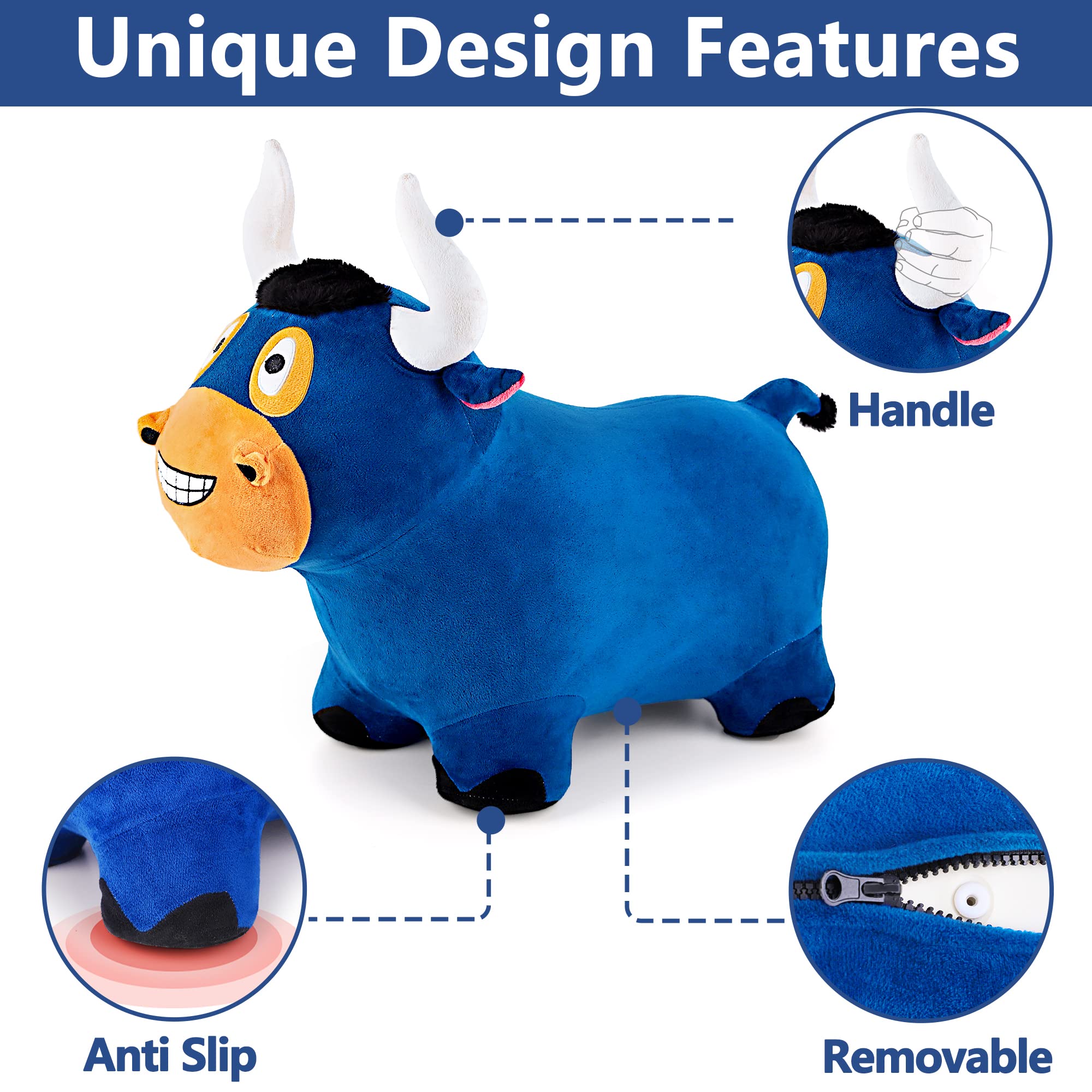iPlay iLearn Plush cover soft fabric inviting comfy, washable material