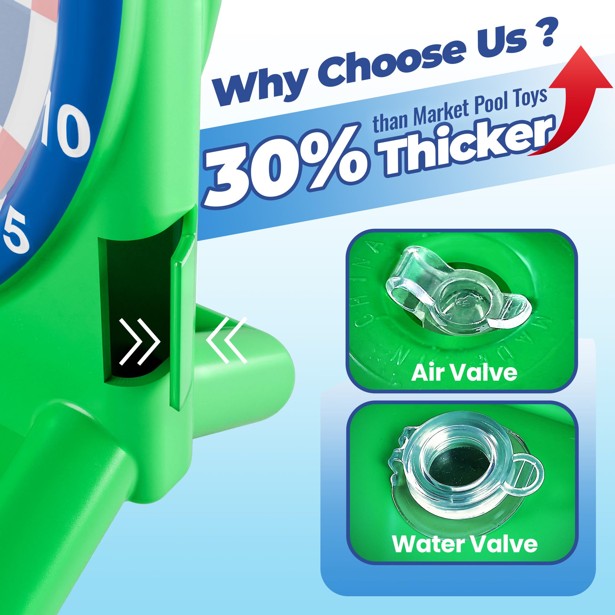 iplay ilearn pool darts set boosts hand-eye coordination during sunny poolside games