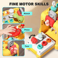 iPlay iLearn Busy Bus toolset for realistic manipulations