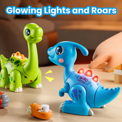 iPlay iLearn toddler dino brachiosaurus assembly with sturdy parts.