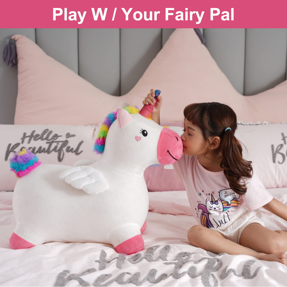 iPlay iLearn unicorn gift for baby highlighting imaginative play and mobility
