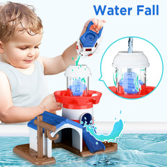 iplay ilearn water-pouring boat ready for pouring motion in tub