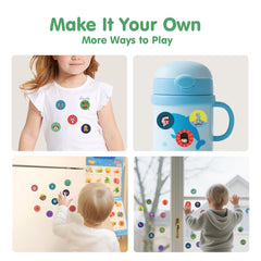 iPlay iLearn world landmark stickers encourage cultural curiosity during playtime
