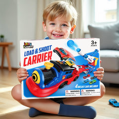 iplay Shoot-and-Aim Action launches balls or cars for exciting play