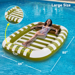 iPlay Pool Wave Lounger large 80x66 inches for multiple users