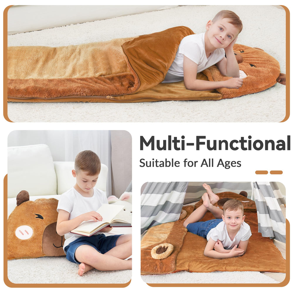 iplay nap mat doubles as a cozy reading seat