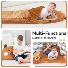 iplay nap mat doubles as a cozy reading seat