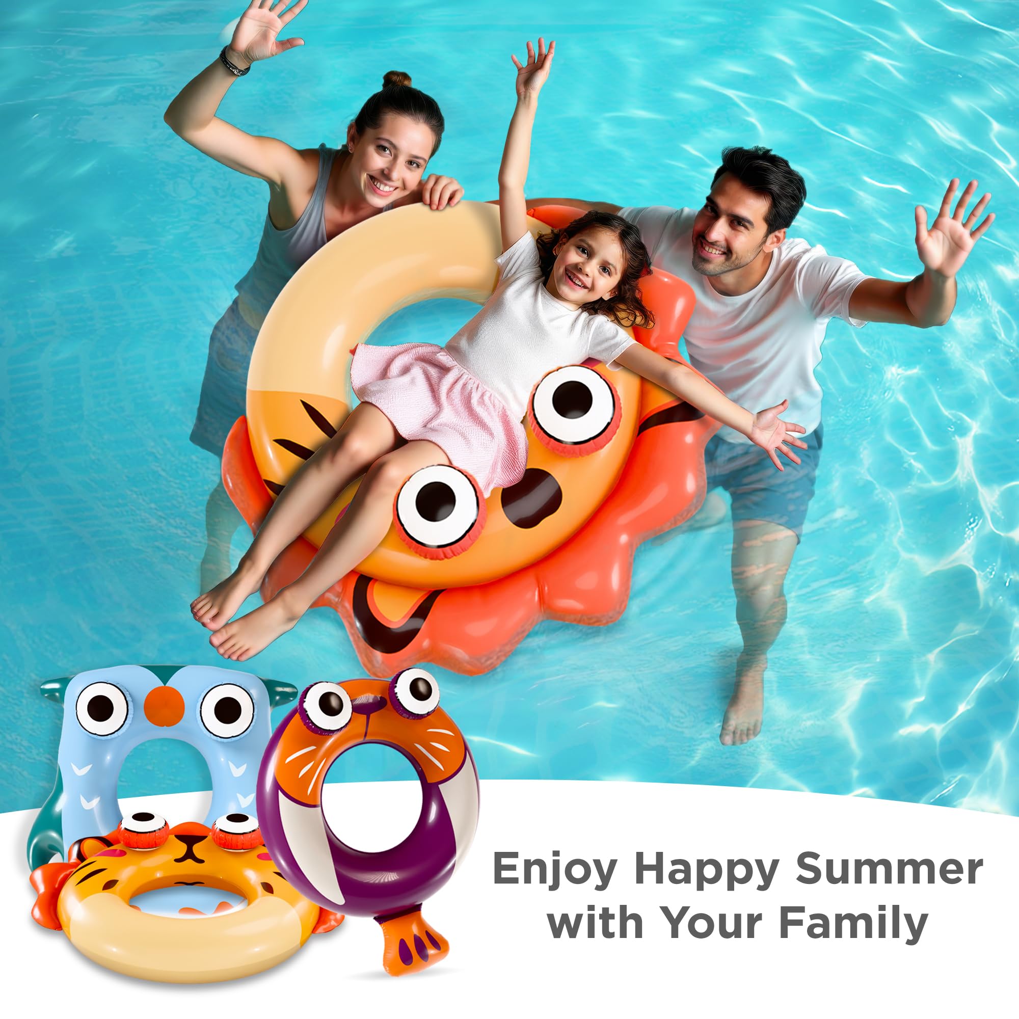 iPlay Pool Wave deflated for easy packing and travel.