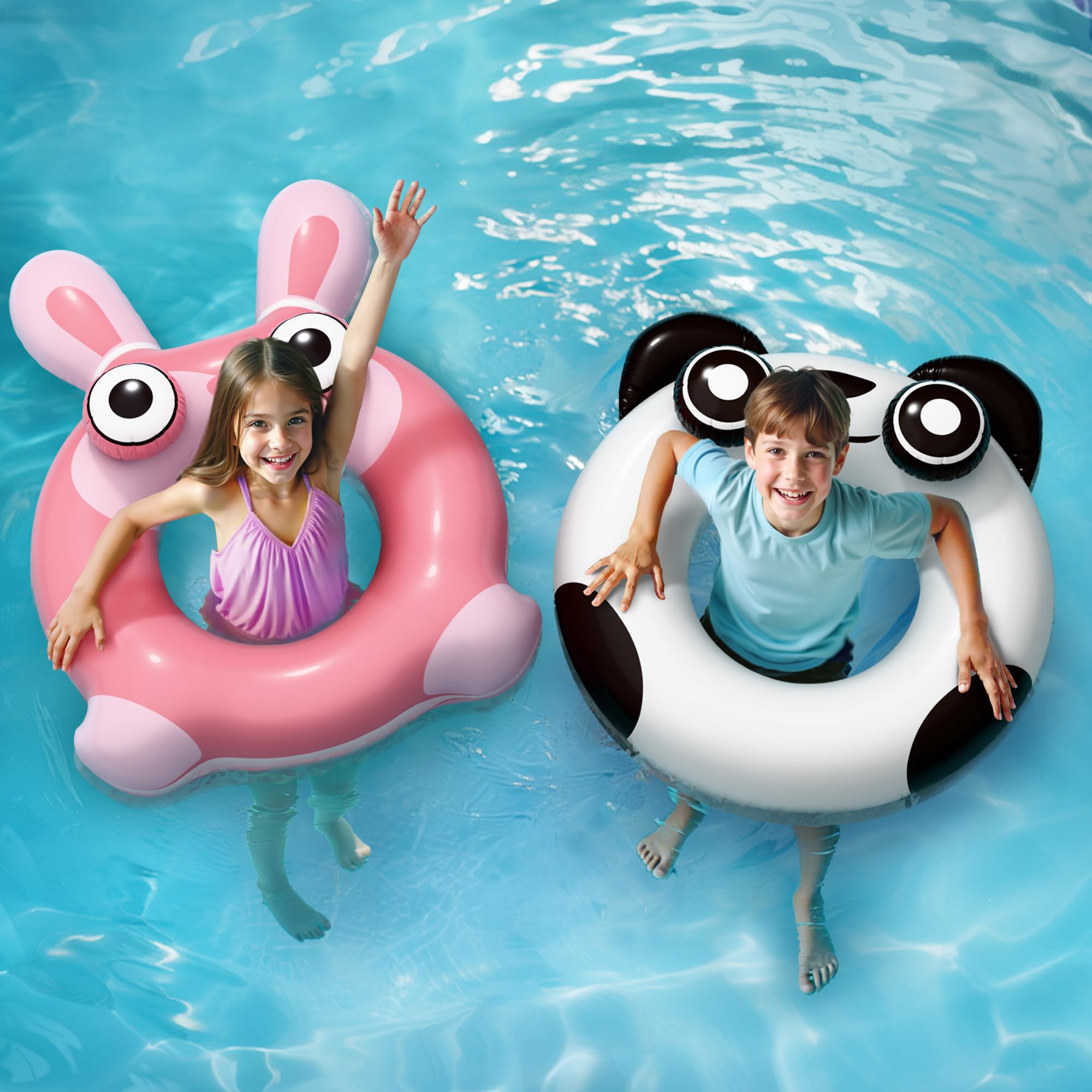 iplay Pool Wave thick-pvc swim ring durable for daily water play