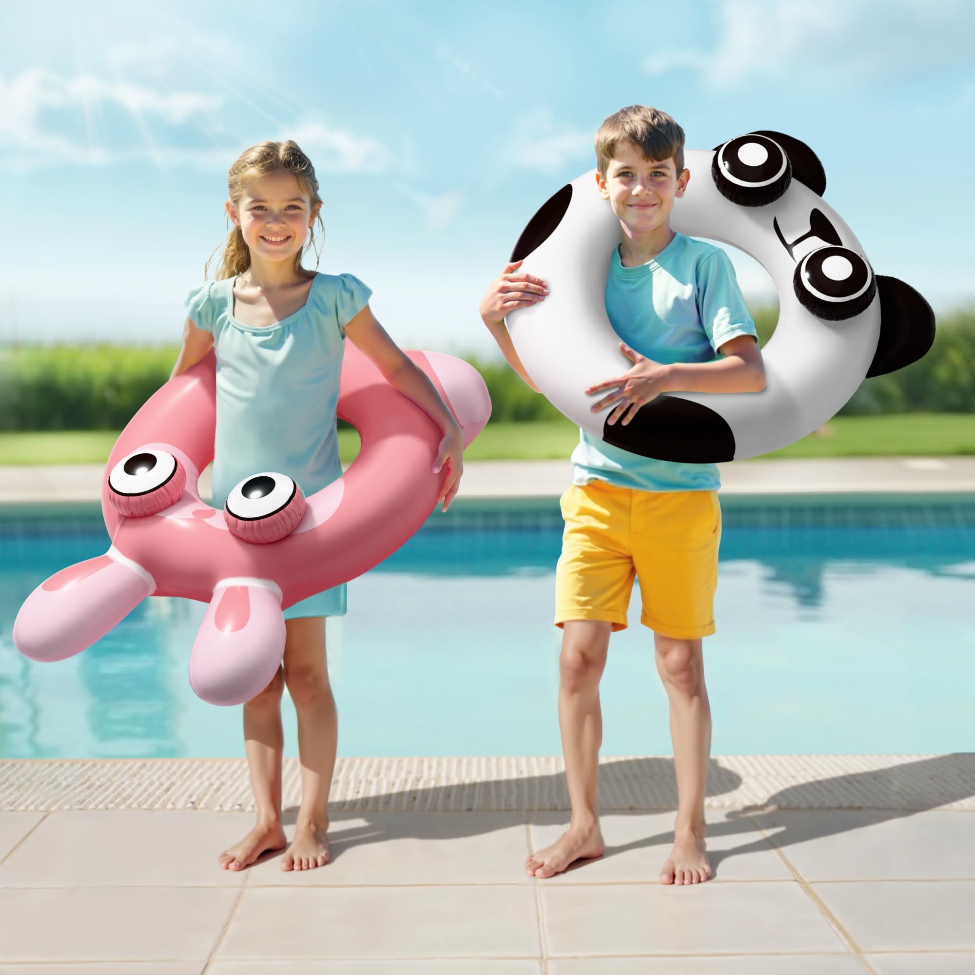 iplay Pool Wave two-pack with animal designs for versatile play