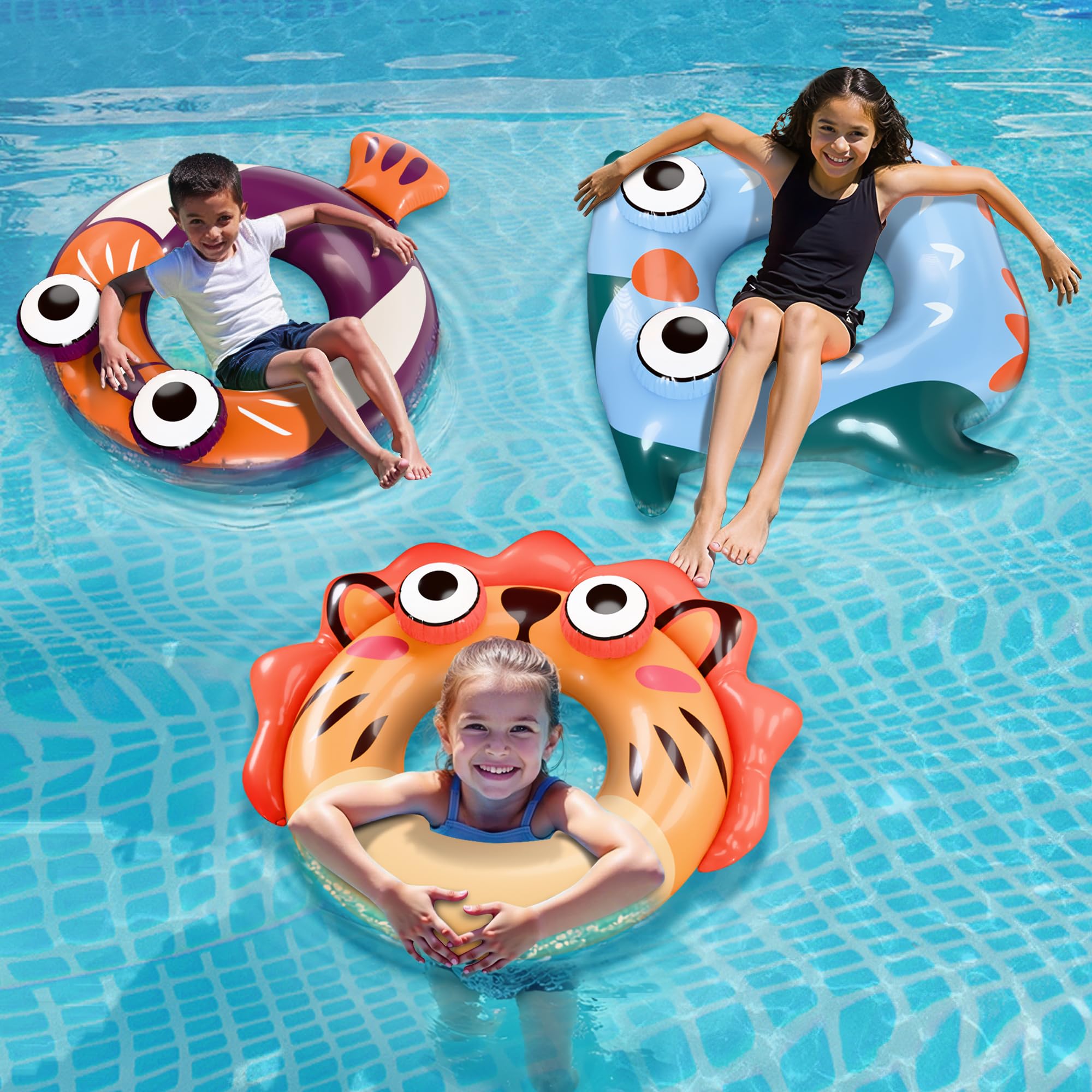 iPlay Pool Wave Walrus float ideal for relaxed pool lounging.