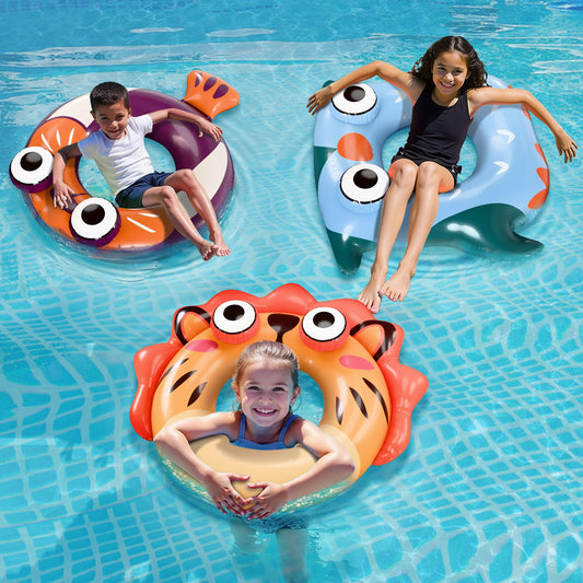 iPlay Pool Wave Walrus float ideal for relaxed pool lounging.