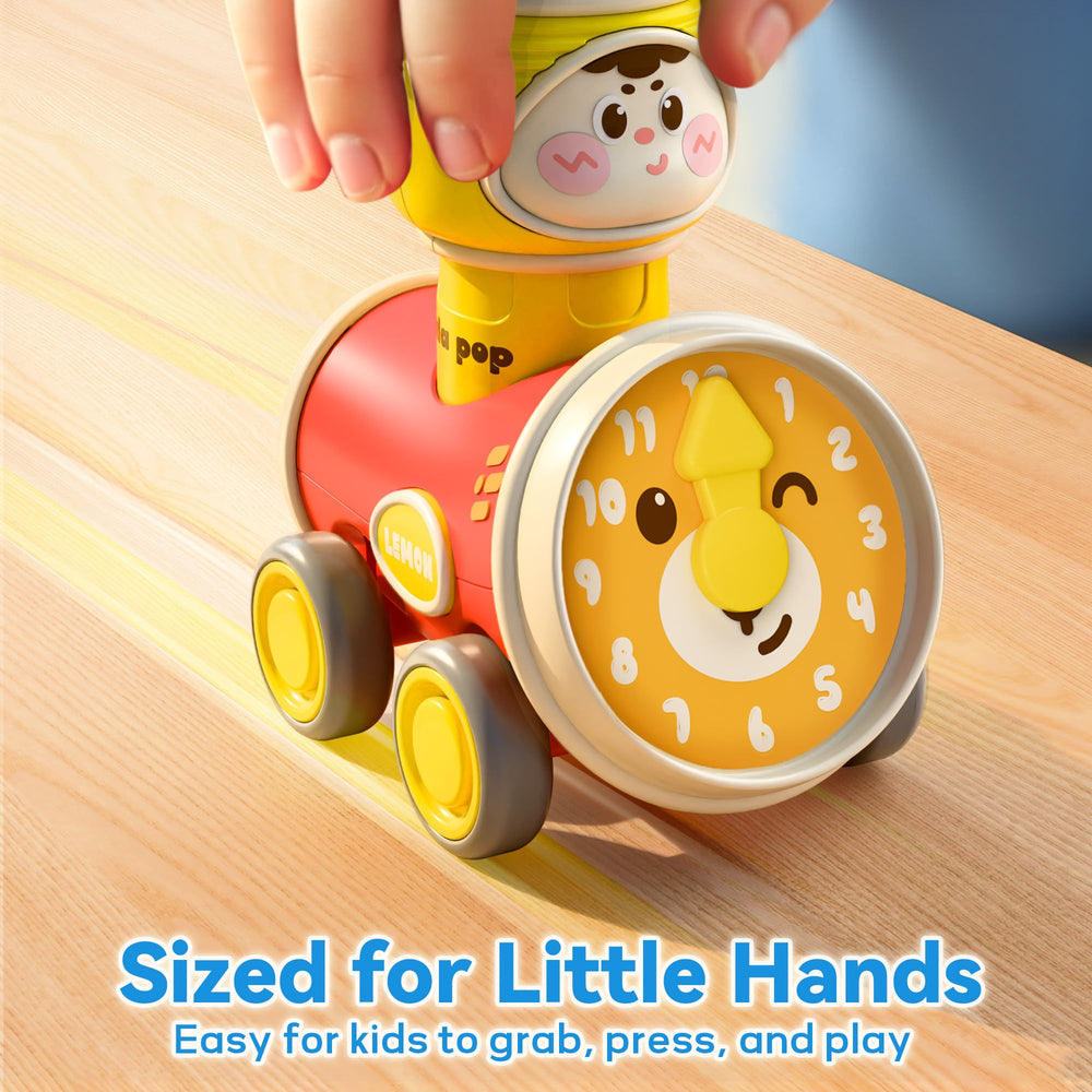iPlay Press to Go Car travel-size design ideal for car trips and outings.