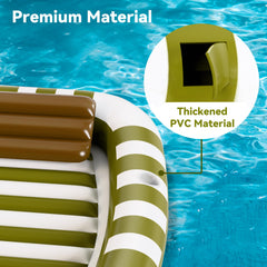 iPlay lounger with removable backrest for adjustable comfort