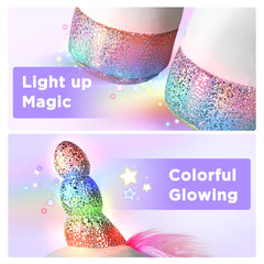 iPlay soft fluffy fabric and durable stitching on unicorn plush