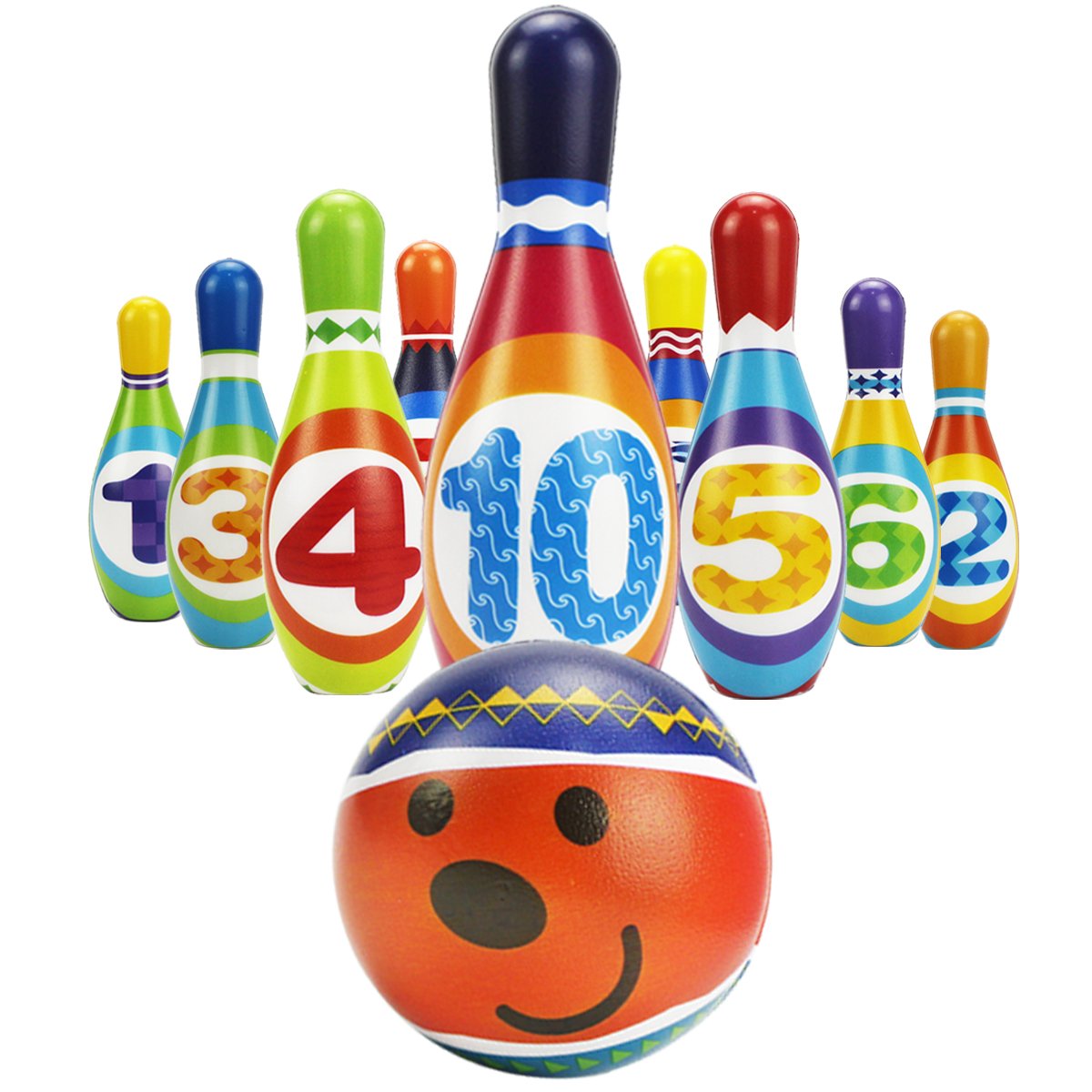 iPlay iLearn Indoor Outdoor Bowling: promotes active play in any space.