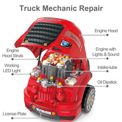 iPlay iLearn open-engine design shows removable components for repair practice