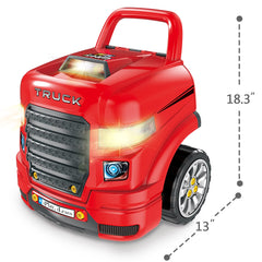 iPlay iLearn engine toy parts spread for imaginative repair play