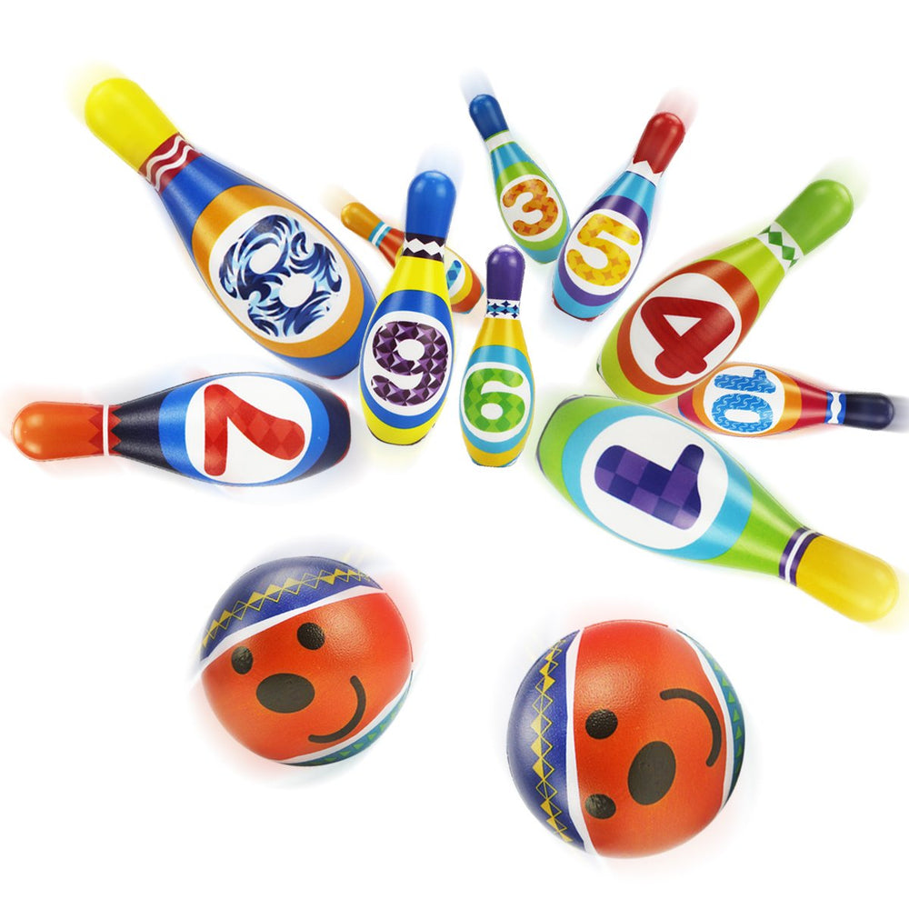 iPlay iLearn Lightweight Bowling Balls: easy to carry to playdates and rooms.