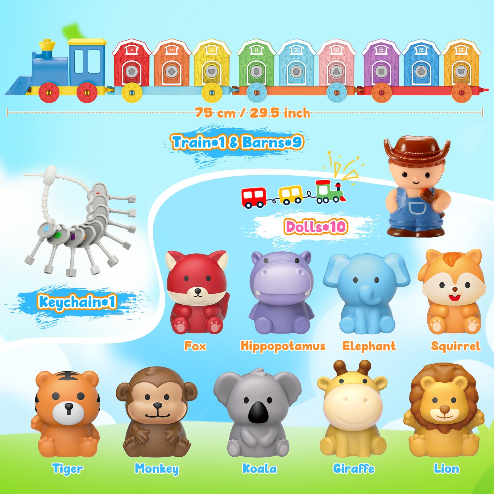 IPOURUP finger puppets support imaginative play during animal adventures