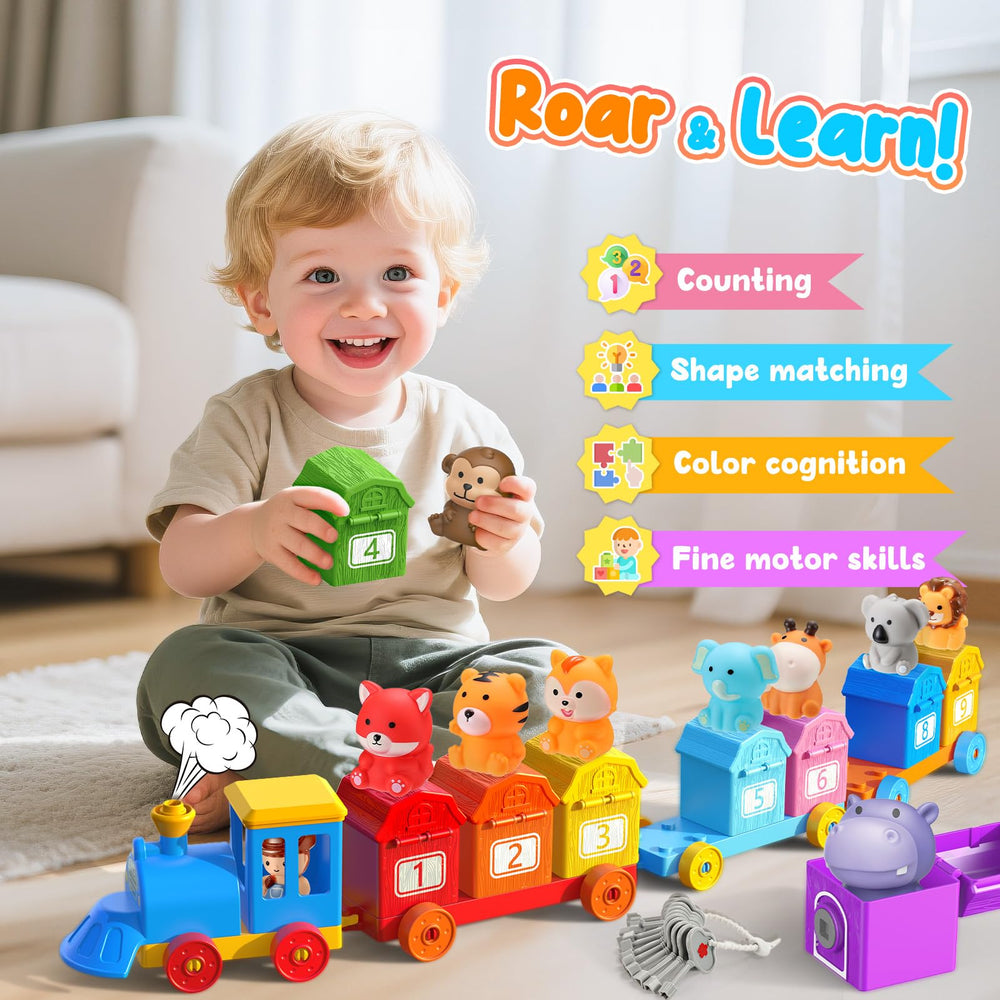 IPOURUP toddler locks and keys demonstrating a self-correcting learning challenge